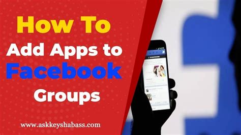 How To Add Apps to Facebook Groups YouTube