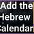 how to add jewish calendar to iphone