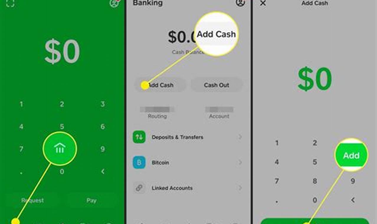 How To Add Money To Cash App