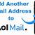 how to add new aol email