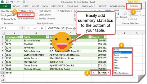 EXCEL TABLES A Walk Through of using Tables in Excel 365