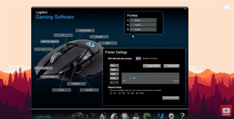how to adjust logitech mouse settings