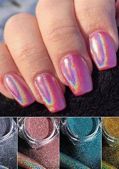 How To Apply Chrome Powder To Dip Nails