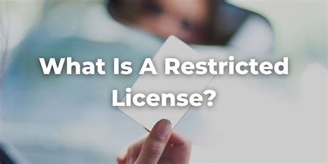 How To Apply For A Restricted Driver's License