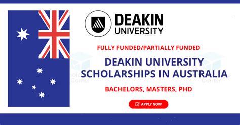 HDR PhD International Scholarship at Deakin University in Australia, 2020