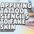 how to apply stencil to fake skin