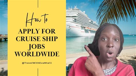 Working on Cruise Ships How to Apply for a Cruise Ship Job?