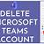 how to archive delete and restore microsoft teams account