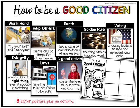 What does it mean to be a good citizen? Moorelands Kids