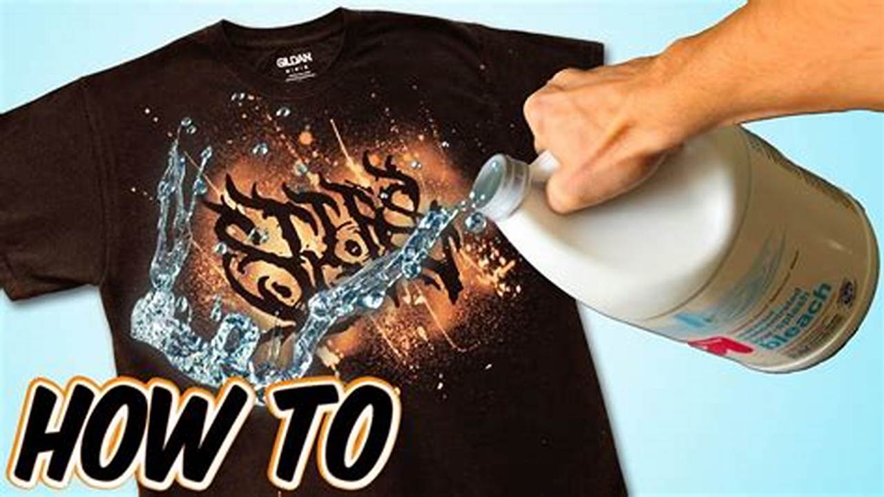 Discover the Secrets of Bleaching Black Shirts White for Sublimation