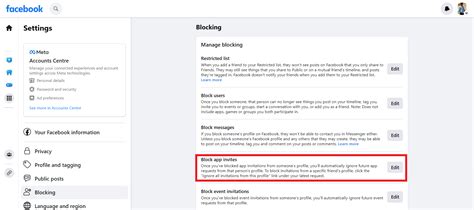 How to block Facebook App Invites YouTube