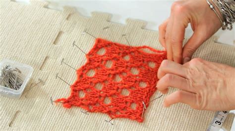 How to Block Knitting