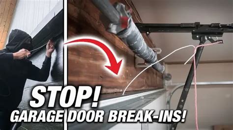 Garage Door BreakIn You Can Prevent YouTube
