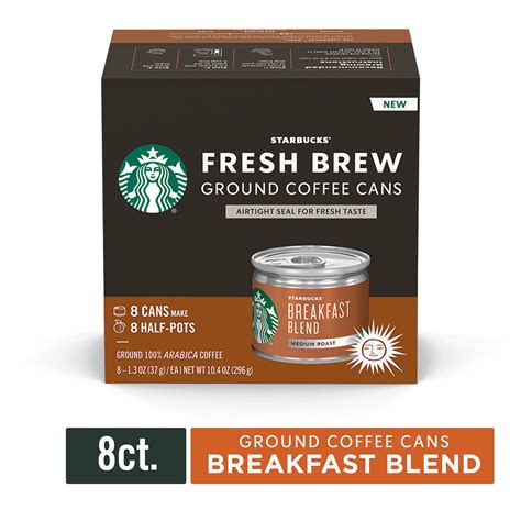 Starbucks Fresh Brew Pike Place Roast Ground Coffee Cans Starbucks