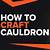 how to build a cauldron in minecraft
