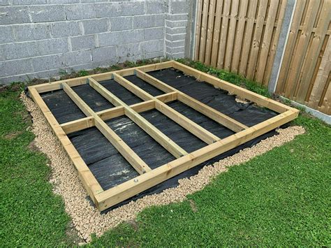 DIY Garden Shed Build Part 1 Foundations and Base Diarmuid.ie