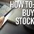how to buy stock