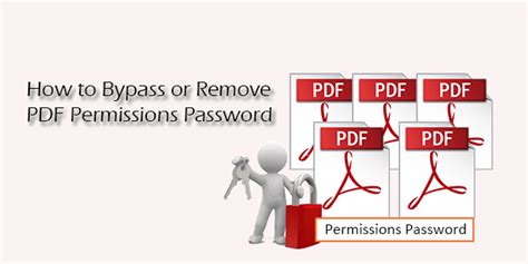 How Bypass PDF Permissions Password Without Owner Password