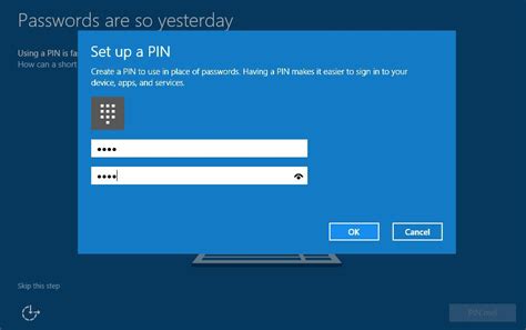 How to Setup PIN Password in Windows 10
