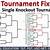 how to calculate knockout tournament