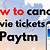 how to cancel movie tickets in paytm