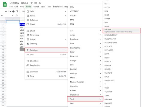 How to use the PROPER function to capitalize the first letter of each