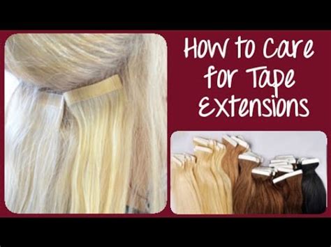 How to Care Tape In Hair Extensions?This shows you all Tape in hair