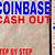 how to cash out on coinbase