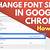 how to change font size in google calendar