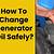 how to change generator oil