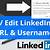 how to change linkedin profile url means in urdu
