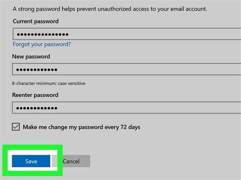 How to Change a Hotmail Account Password 4 Steps (with Pictures)
