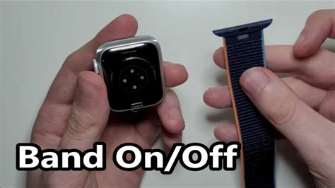 How To Take Off Apple Watch Band Series 3, 5 & 6 (Change straps)