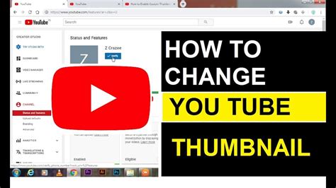 How to Change Thumbnail and Edit Title and Description in
