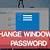 how to change your windows 10 password protect