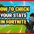 how to check your fortnite stats on xbox