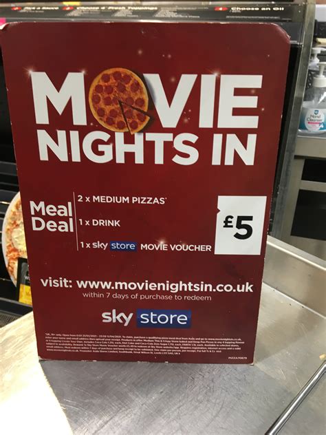 Bigger Movie Nights Meal Deal 2 medium pizza & drink