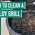 how to clean a moldy propane grill