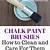 how to clean chalk paint brush