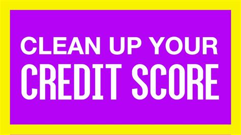 Keep a clean credit score using these 7 simple top tips