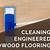 how to clean engineered wooden floors