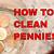 how to clean pennies