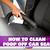 how to clean poop off car seat