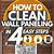 how to clean wood walls