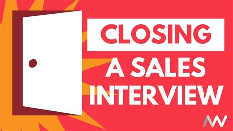 How To Close An Interview For A Sales Job Job Retro