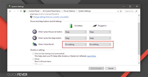 How to Close laptop Lid without Sleep in Windows 10