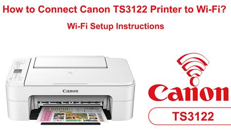 How To Connect Canon Ts3122 Printer To New Wifi