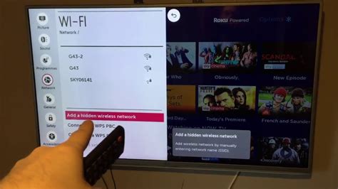 how to setup wifi on lg smart tv without remote Burroughs