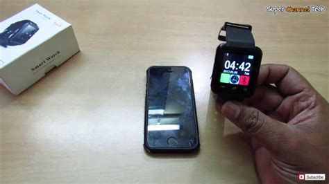 How to connect U8 SmartWatch to Iphone 5 / iphone 6 / iphone 7 YouTube