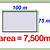 how to convert linear metres to square metres